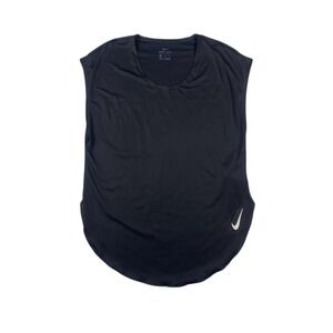 Nike Dri-FIT Sleeveless Training Top Black Women's Small Athletic Top